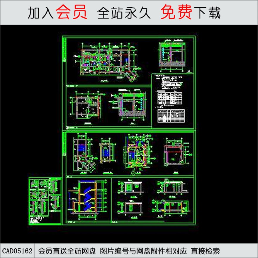 CAD罗马嘉园部分建筑图纸1.d-CAD方案平面图/立剖面图/施工图系列