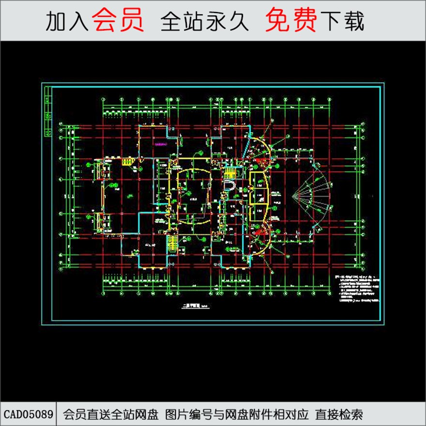 CAD住宅-CAD方案平面图/立剖面图/施工图系列