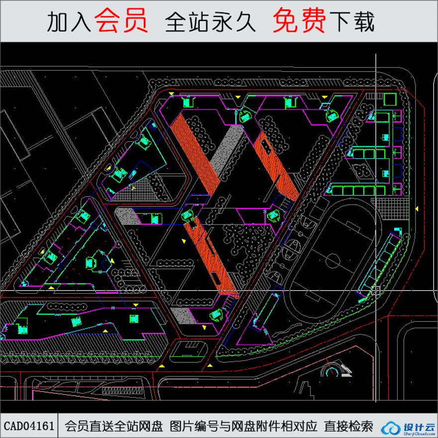 CAD北京欧式经典住宅建筑规划-CAD方案平面图/立剖面图/施工图系列