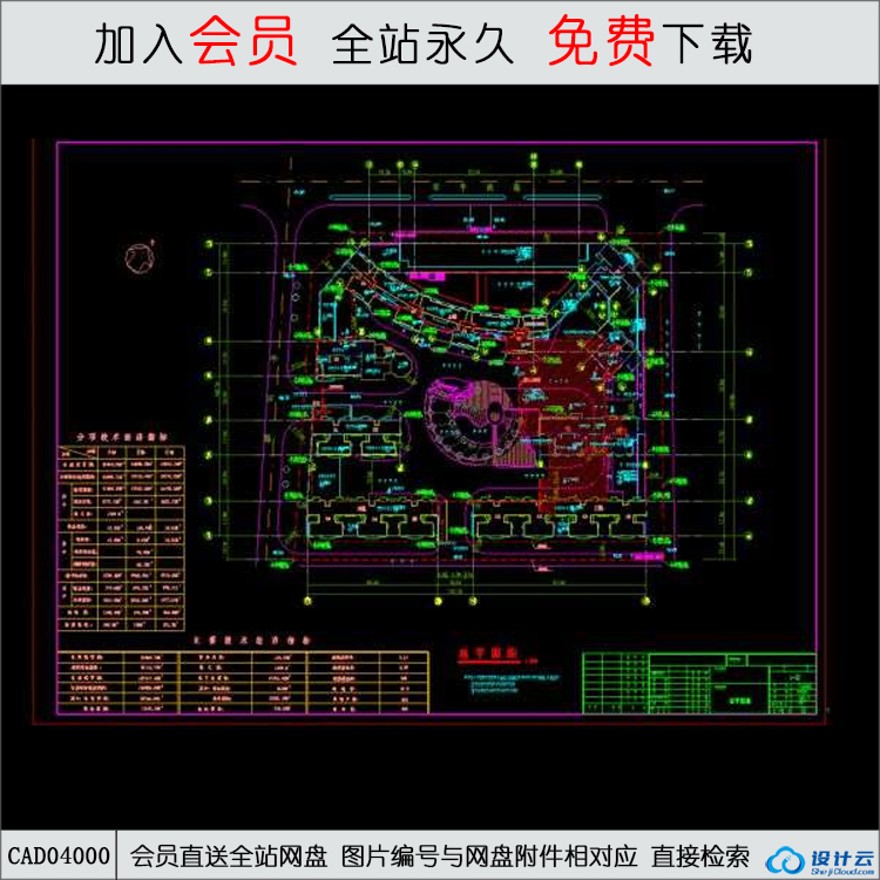 CAD住宅-CAD方案平面图/立剖面图/施工图系列