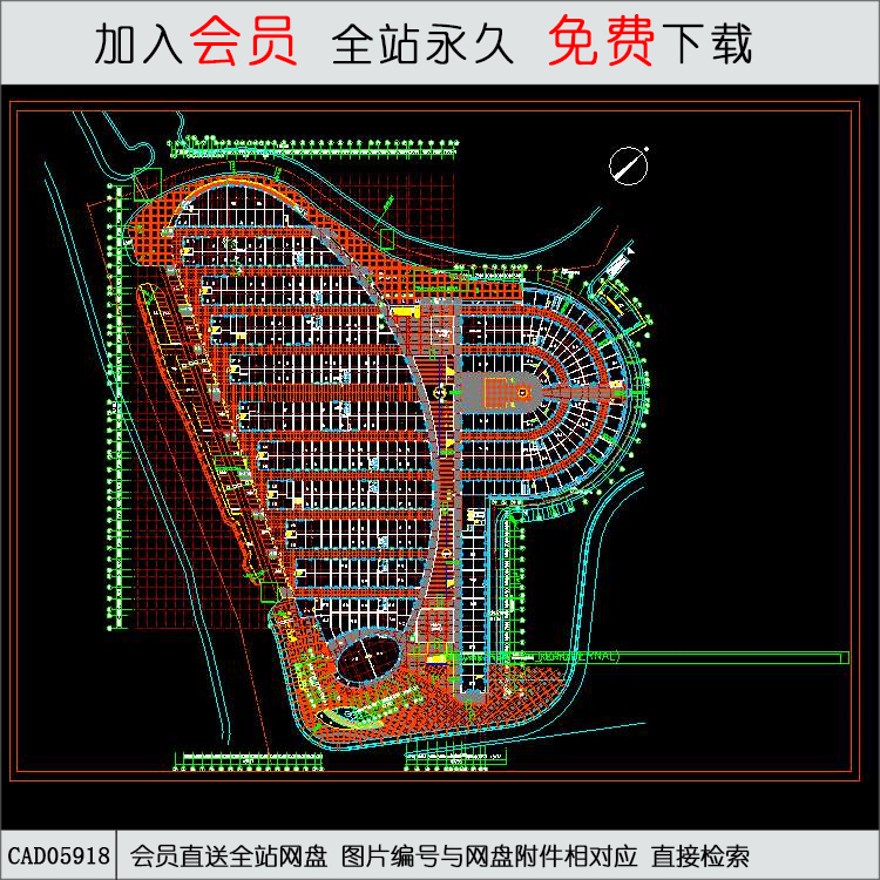 首层商铺平面图-CAD方案平面图/立剖面图/施工图系列