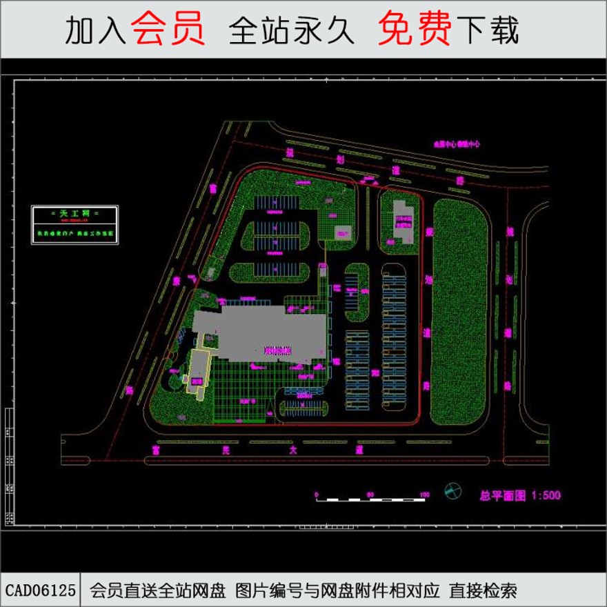 大朗汽车客运站-CAD方案平面图/立剖面图/施工图系列