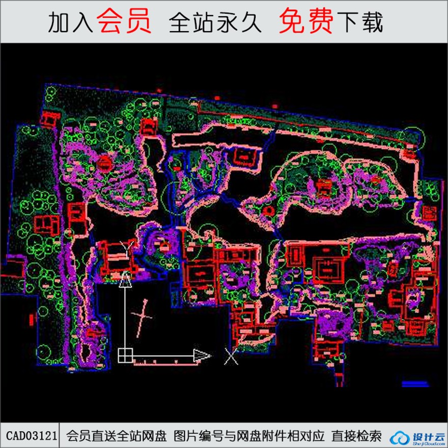 拙政园景观-CAD方案平面图/立剖面图/施工图系列