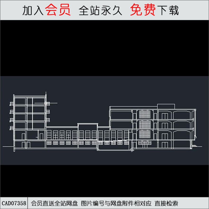 包豪斯-CAD方案平面图/立剖面图/施工图系列