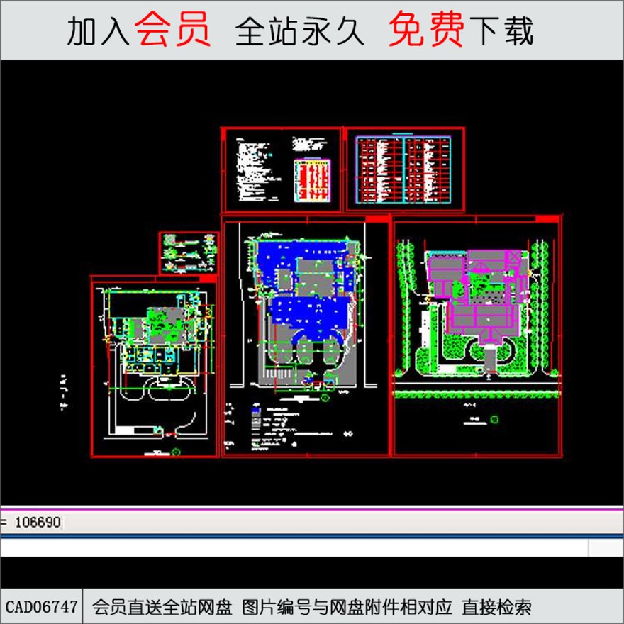 太湖古建筑图纸-CAD方案平面图/立剖面图/施工图系列