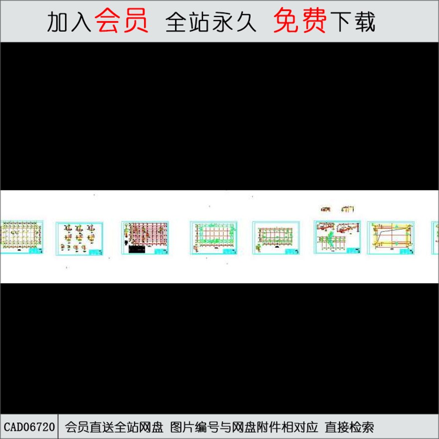 古建群（大雄宝殿）建筑/结构图-CAD方案平面图/立剖面图/施工图系列