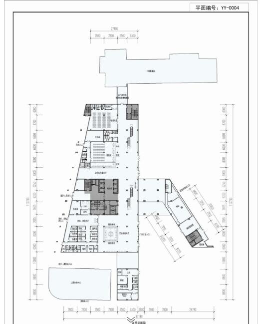 医院CAD图纸-CAD方案平面图/立剖面图/施工图系列