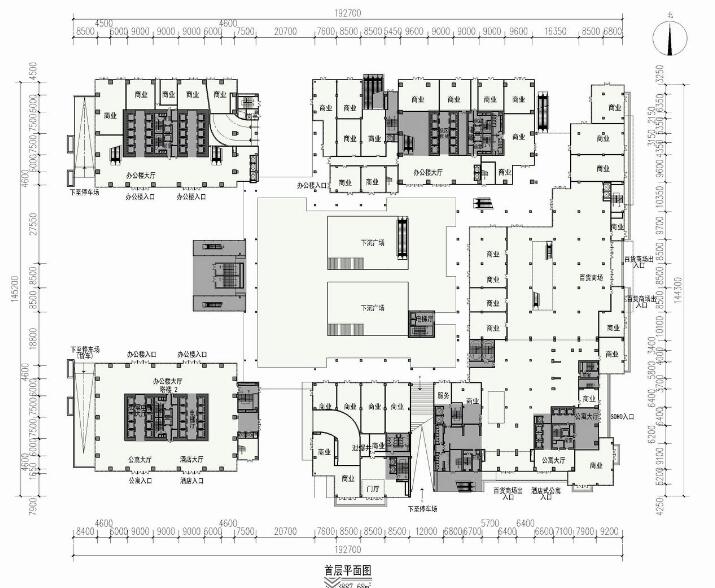 SYZHT-0039医院cad平面图-CAD方案平面图/立剖面图/施工图系列