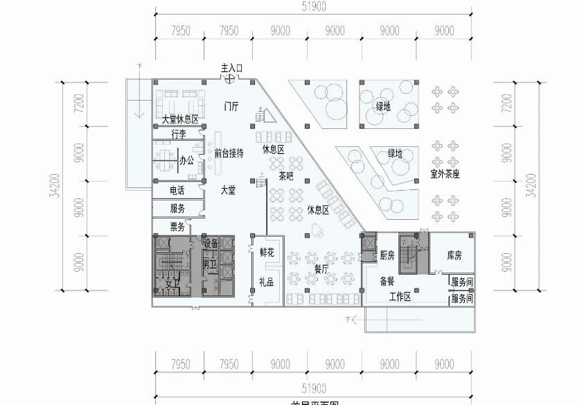 SYZHT-0029-SGT综合办公楼CAD图纸-CAD方案平面图/立剖面图/施工图系列