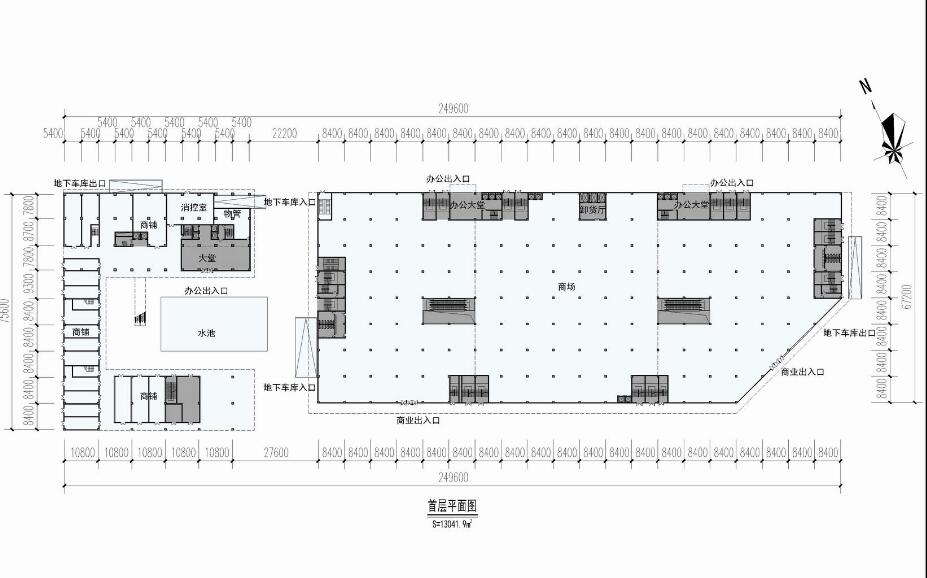 SYZHT-0023-SGT办公楼CAD图纸-CAD方案平面图/立剖面图/施工图系列