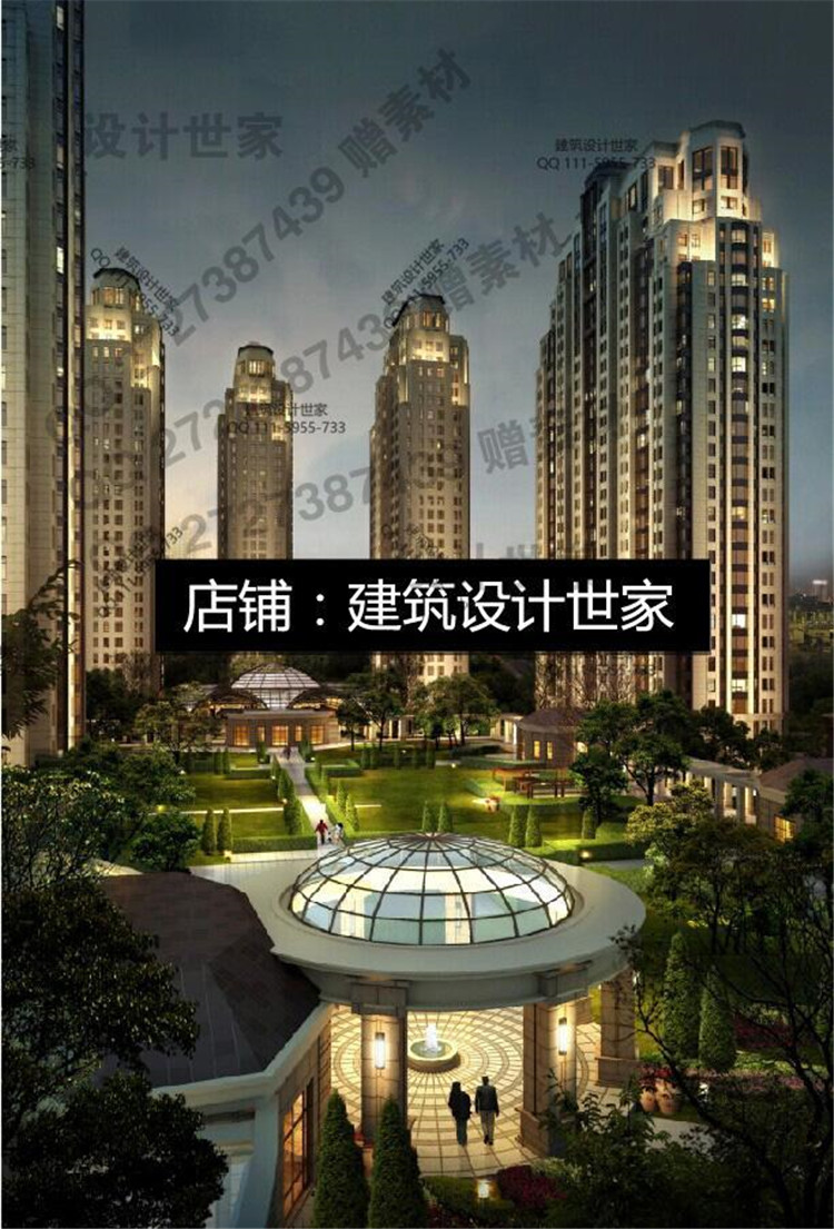 建筑景观规划资料-西安大唐芙蓉园景观设计CAD+PG唐风古建筑设计方案TEM