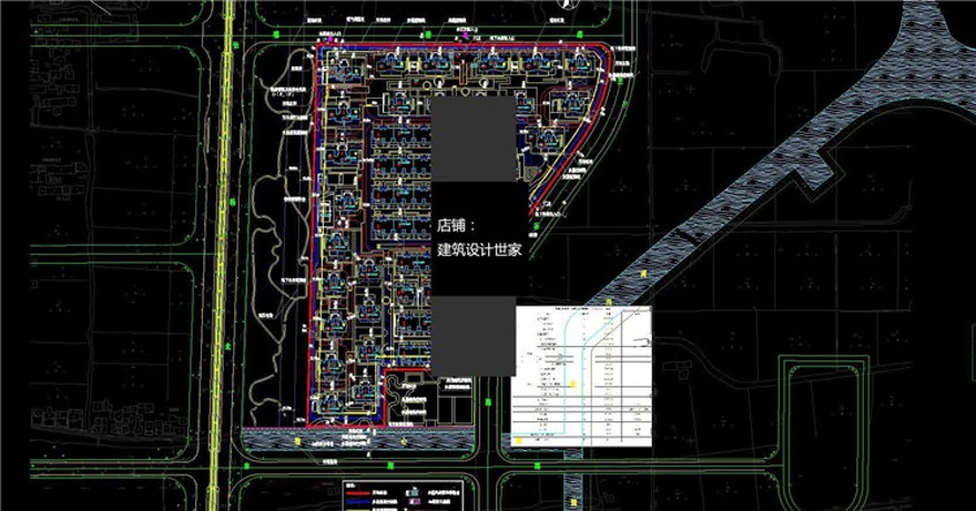 建筑景观规划资料-西安大唐芙蓉园景观设计CAD+PG唐风古建筑设计方案TEM