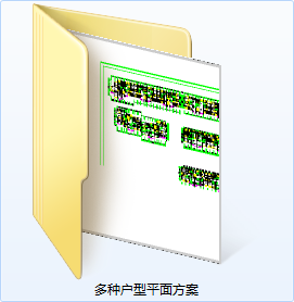 多种户型平面方案-CAD方案平面图/立剖面图/施工图系列