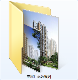 高层住宅住宅效果图-CAD方案平面图/立剖面图/施工图系列