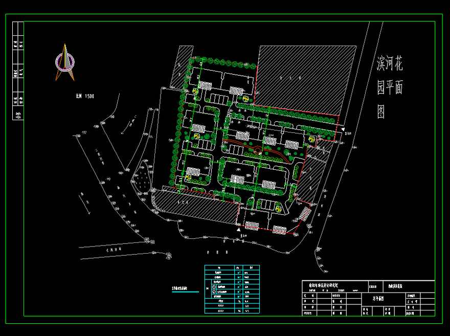 cad高层住宅公寓居住小区洋房规划(25)-CAD方案平面图/立剖面图/施工图系列