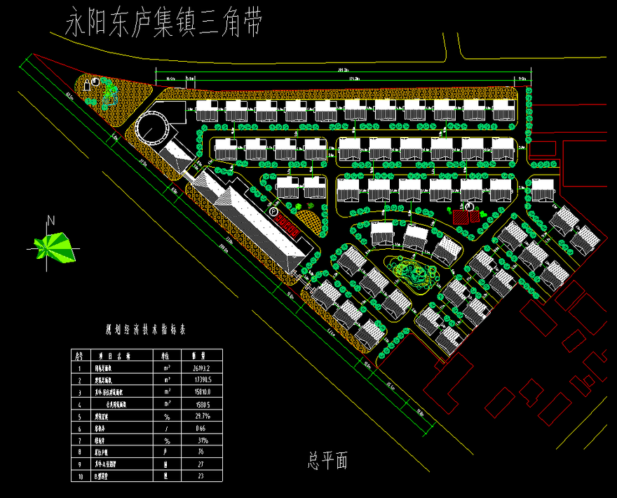 高层住宅公寓居住小区洋房规划(29)-CAD方案平面图/立剖面图/施工图系列