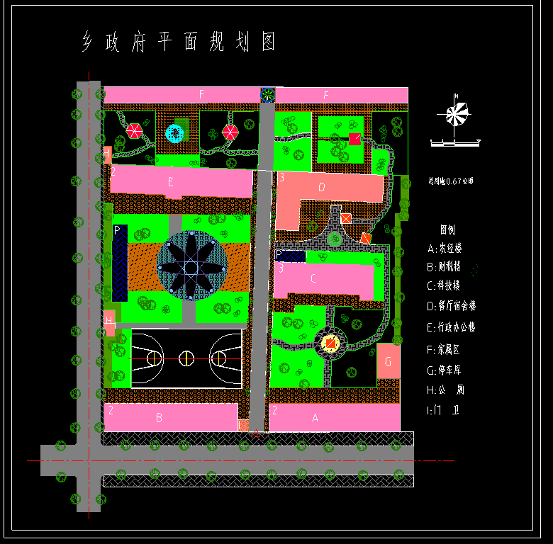 高层住宅公寓居住小区洋房规划(54)-CAD方案平面图/立剖面图/施工图系列