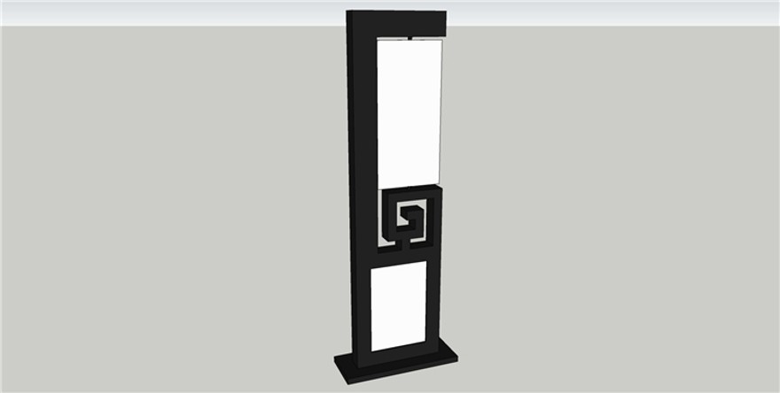 模型-创意小品商业字牌指示牌标示概念设计设计SU模型SketchUpSU建筑景观室内模型