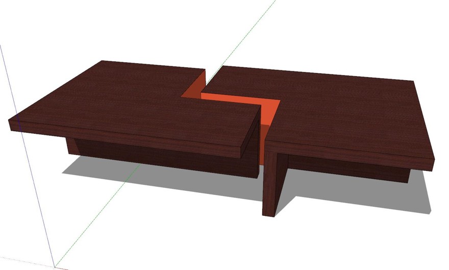 茶几室内组件su单体模型sketchup模型14-SU建筑景观室内模型