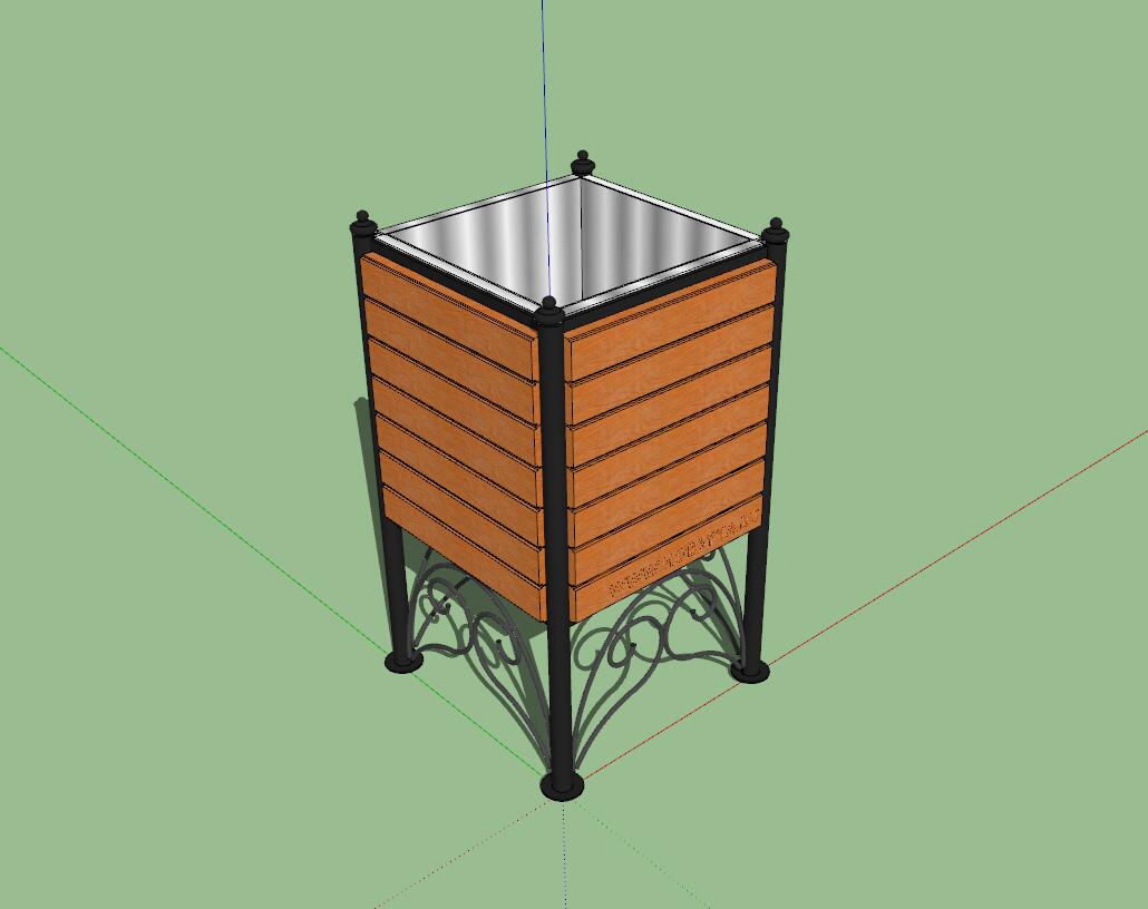 花池sketchup模型28-SU建筑景观室内模型