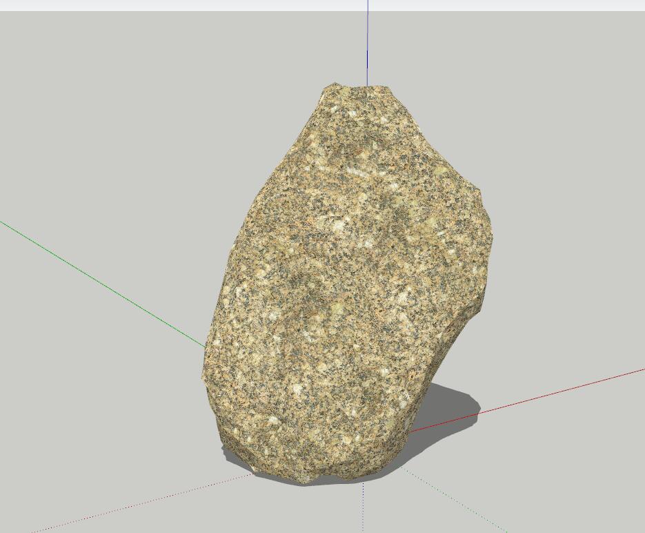 景观石头sketchup模型16-SU建筑景观室内模型