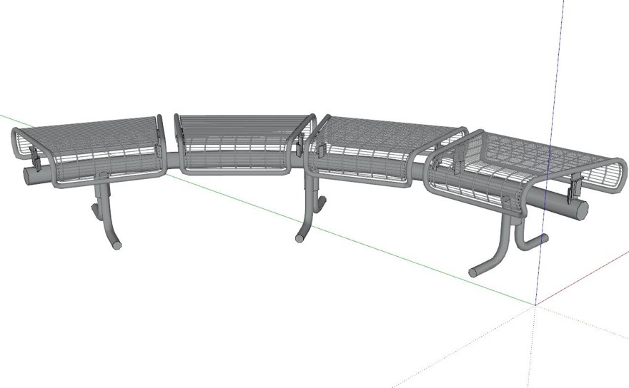 座椅-SU建筑景观室内模型