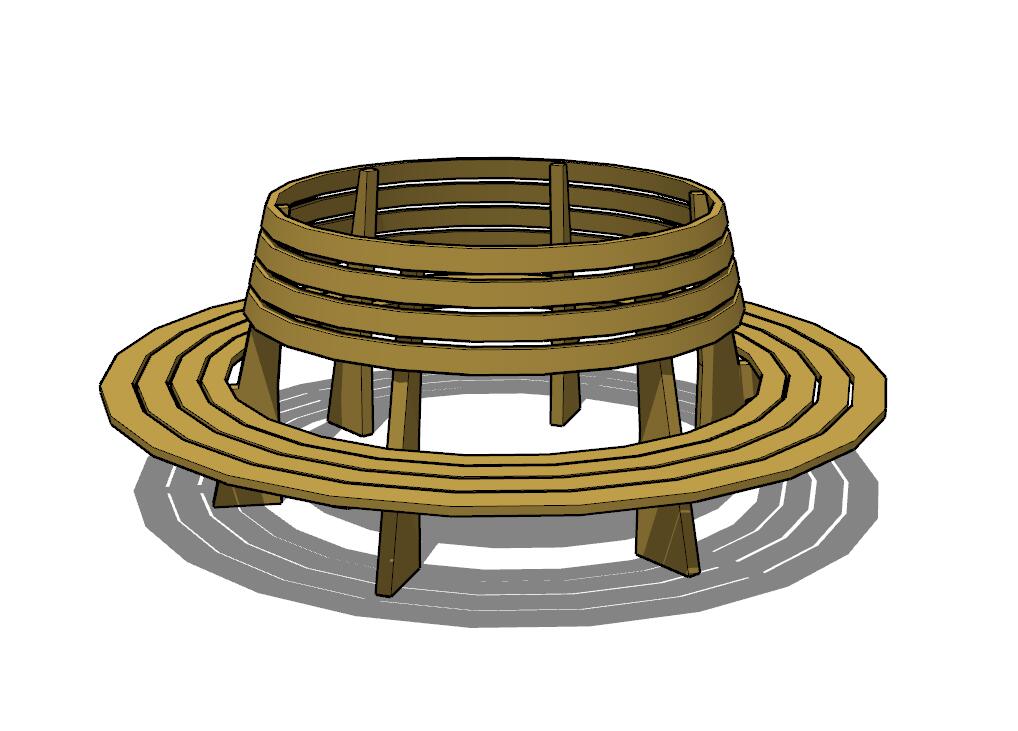 座椅-SU建筑景观室内模型