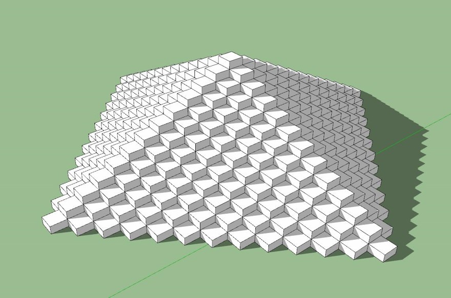 抽象雕塑sketchup模型111-SU建筑景观室内模型