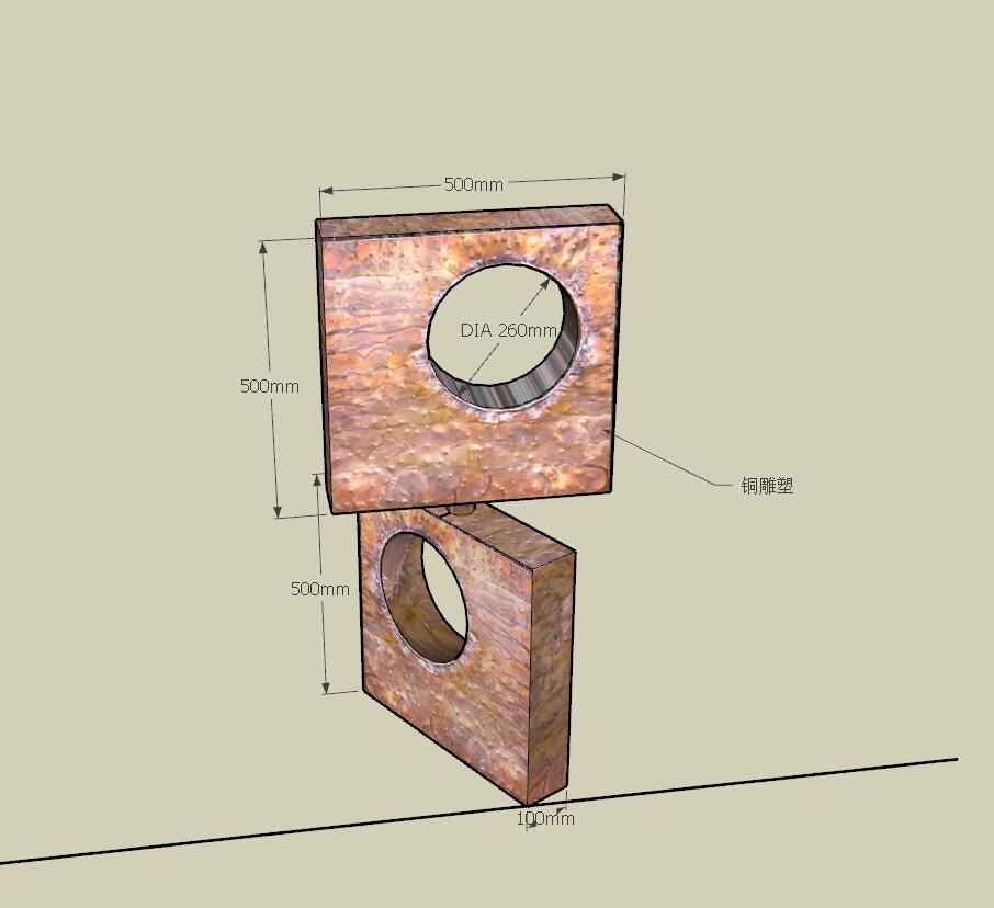 抽象雕塑sketchup模型143-SU建筑景观室内模型