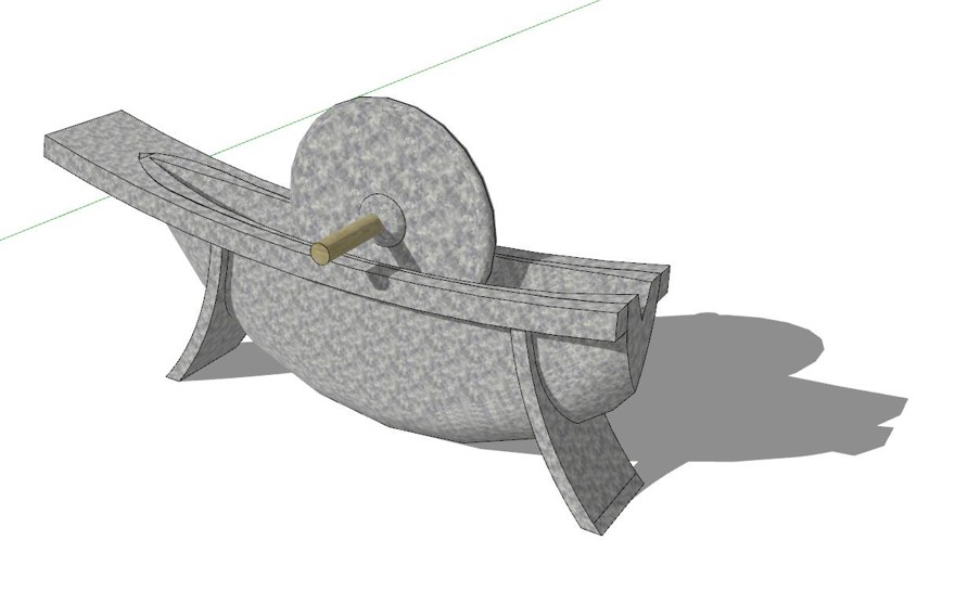 实物雕塑sketchup模型13-SU建筑景观室内模型