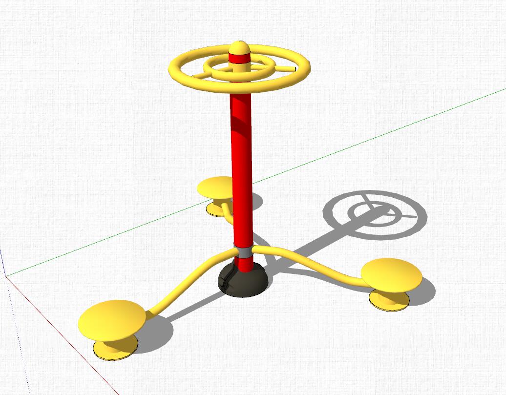 运动健身sketchup模型8-SU建筑景观室内模型