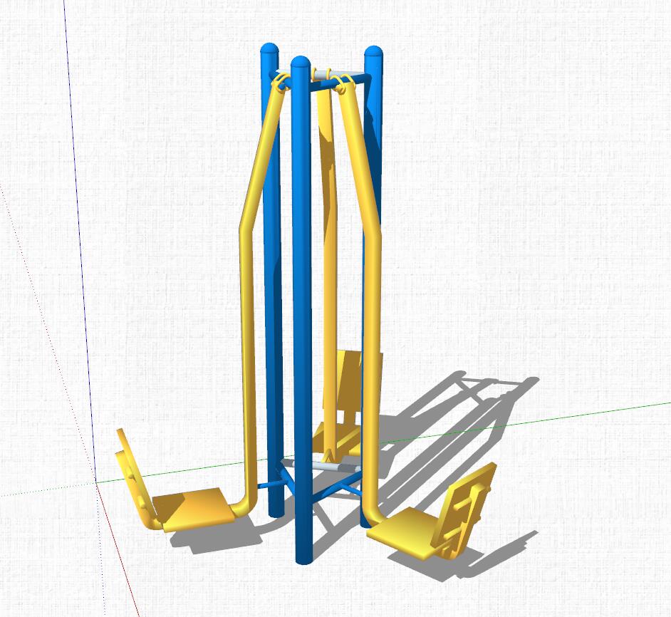 运动健身sketchup模型13-SU建筑景观室内模型