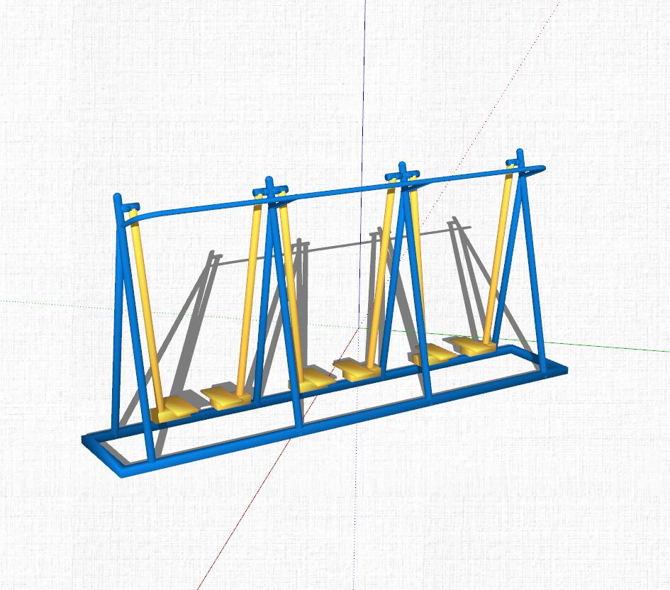 运动健身sketchup模型14-SU建筑景观室内模型