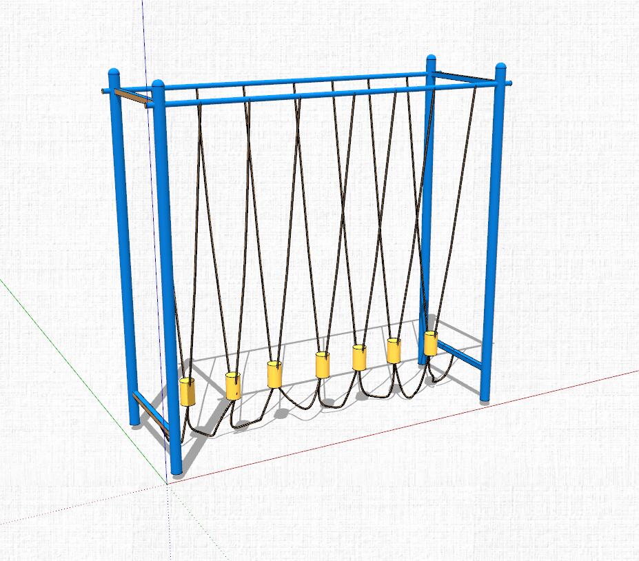 运动健身sketchup模型15-SU建筑景观室内模型