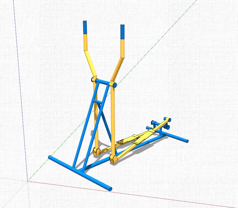 运动健身sketchup模型22-SU建筑景观室内模型