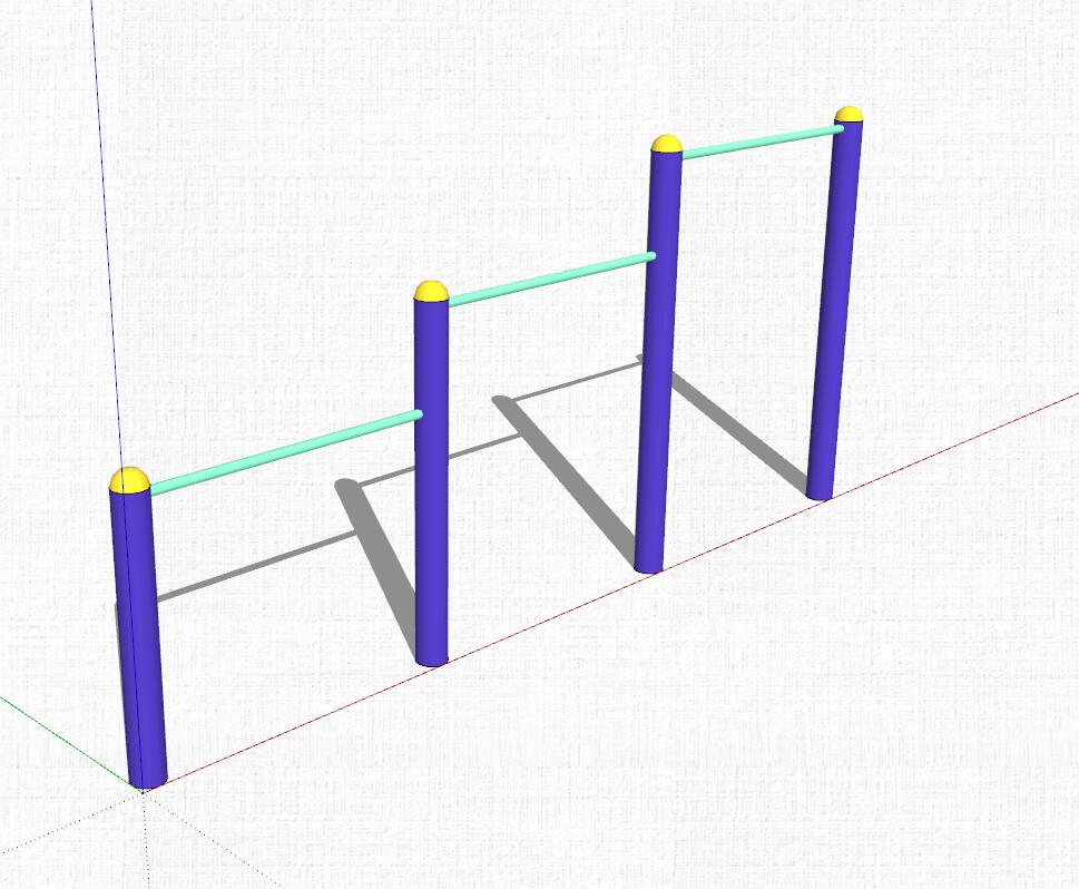 运动健身sketchup模型32-SU建筑景观室内模型