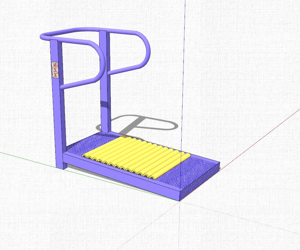 运动健身sketchup模型38-SU建筑景观室内模型