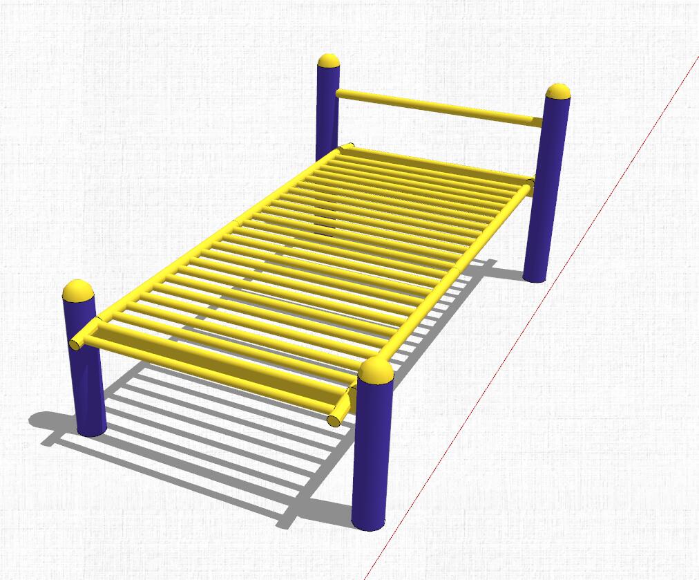 运动健身sketchup模型41-SU建筑景观室内模型