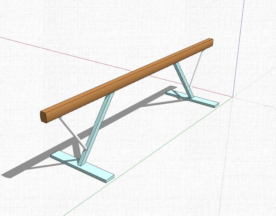 运动健身sketchup模型54-SU建筑景观室内模型