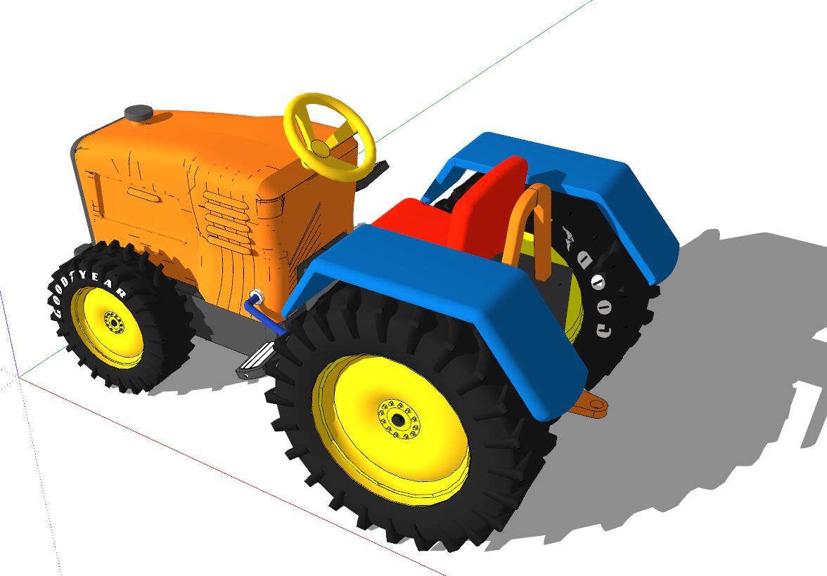 儿童玩具SU模型sketchup模型10-SU建筑景观室内模型