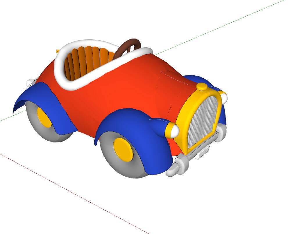 儿童玩具SU模型sketchup模型11-SU建筑景观室内模型