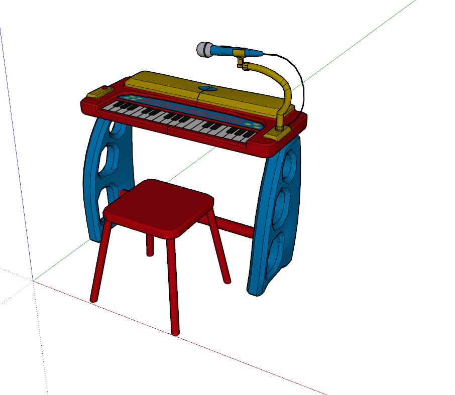 儿童玩具SU模型sketchup模型39-SU建筑景观室内模型