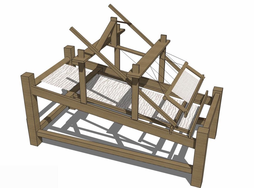 织布机-SU建筑景观室内模型