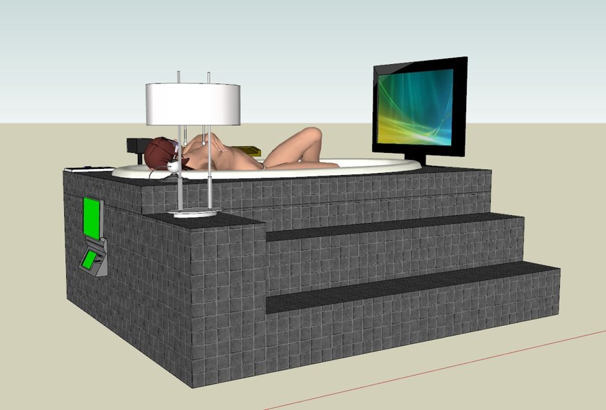 3D人物SU模型sketchup模型149-SU建筑景观室内模型