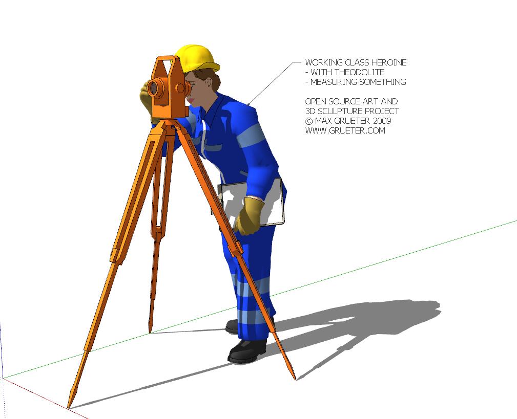 工人SU模型sketchup模型59-SU建筑景观室内模型