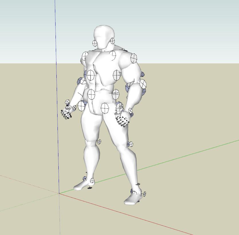 卡通人物sketchup模型11-SU建筑景观室内模型