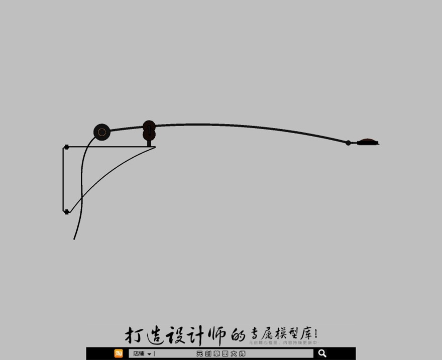 轻奢专辑－壁灯14-SU建筑景观室内模型