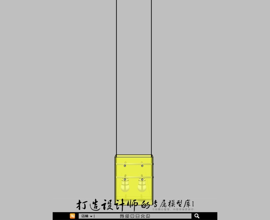 轻奢专辑－天花灯34-SU建筑景观室内模型