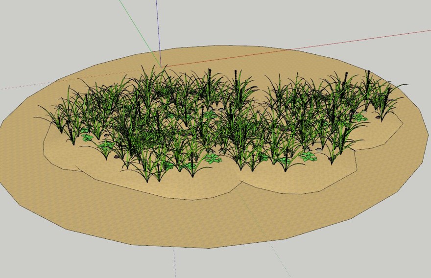 灌木乔木SU模型sketchup模型4-SU建筑景观室内模型