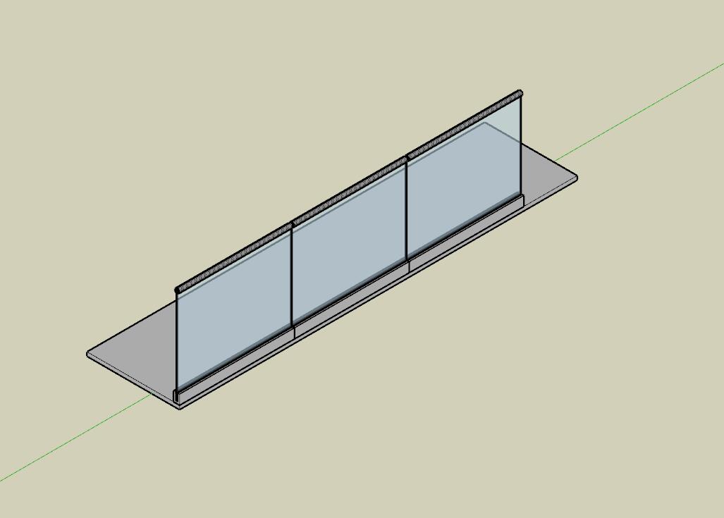 栏杆SU模型sketchup模型5-SU建筑景观室内模型